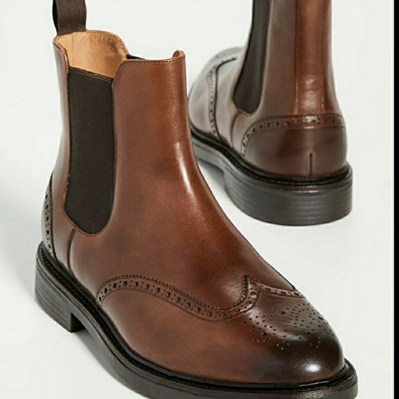 Ralph Lauren Asher Wingtip Chelsea boot - Picture 1 of 4